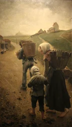 Die Kreideverkäufer - Am Abend